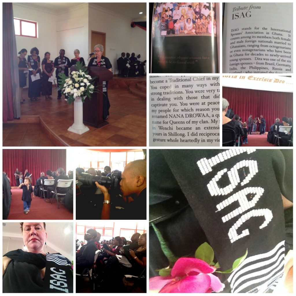 Funeral collage